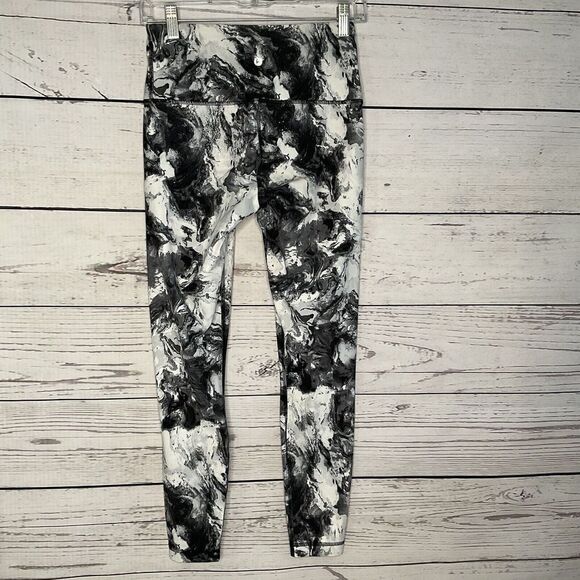 90 Degree‎ By Reflex full length leggins activewear marble sweatpants Sz Small - Picture 4 of 9